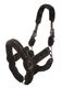 HORSE COMFORT TEDDYPEHMUSTETTU NAILONRIIMU, MUSTA